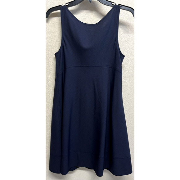 Theory Dacey W Women's Wool Blend Tent Dress Size 8 Pockets Charcoal Black - Picture 10 of 11